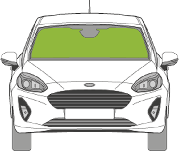 Afbeelding van Voorruit Ford Fiesta 5 deurs sensor