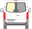 Afbeelding van Achterruit links Mercedes Sprinter helder/onverwarmd