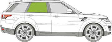 Afbeelding van Zijruit rechts Land Rover Range Rover Sport 