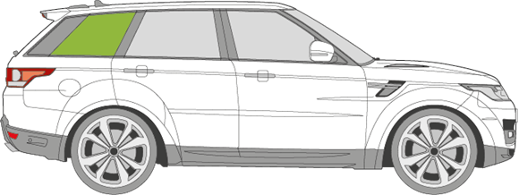 Afbeelding van Zijruit rechts Land Rover Range Rover Sport 