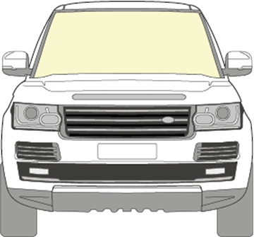 Afbeelding van Voorruit Range Rover coated  2015-2016 sensor verwarmd 