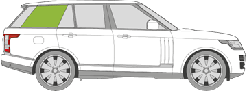 Afbeelding van Zijruit rechts Land Rover Range Rover  