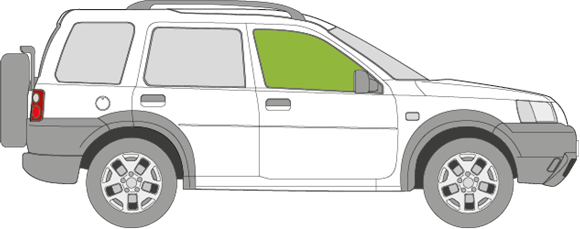 Afbeelding van Zijruit rechts Land Rover Freelander 