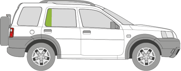 Afbeelding van Zijruit rechts Land Rover Freelander 