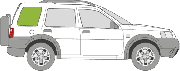 Afbeelding van Zijruit rechts Land Rover Freelander 