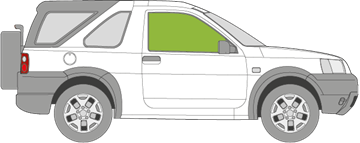 Afbeelding van Zijruit rechts Land Rover Freelander 
