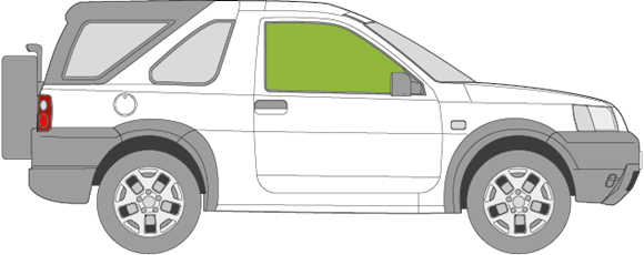 Afbeelding van Zijruit rechts Land Rover Freelander 