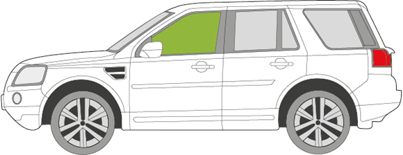 Afbeelding van Zijruit links Land Rover Freelander 