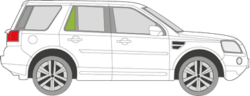 Afbeelding van Zijruit rechts Land Rover Freelander 