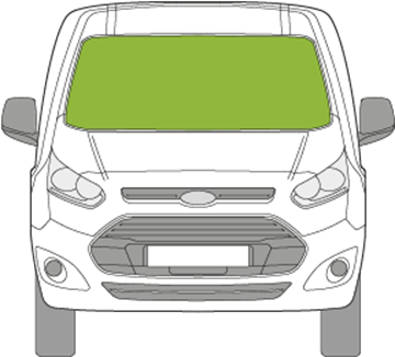 Afbeelding van Voorruit Ford Connect 2014-2018 draaispiegel/sensor/EMS