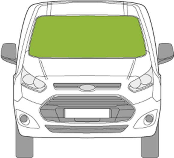 Afbeelding van Voorruit Ford Connect 2014-2018 draaispiegel/sensor/EMS