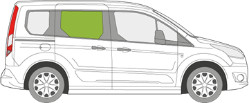 Afbeelding van Zijruit rechts Ford Connect 