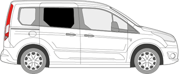 Afbeelding van Zijruit rechts Ford Connect (DONKERE RUIT)