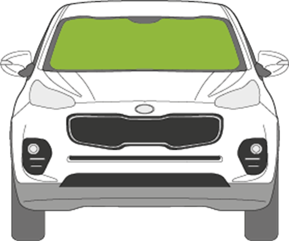 Afbeelding van Voorruit Kia Sportage zonneband/camera/verwarmd