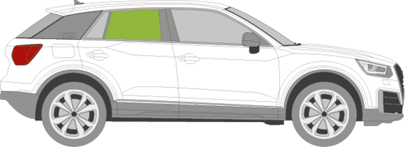 Afbeelding van Zijruit rechts Audi Q2 