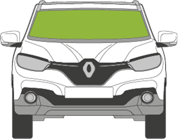 Afbeelding van Voorruit Renault Kadjar 2015-2018 sensor camera
