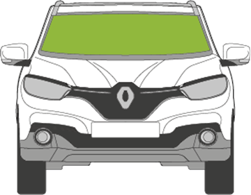 Afbeelding van Voorruit Renault Kadjar 2015-2018 sensor