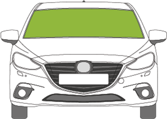 Afbeelding van Voorruit Mazda 3 sedan 2013-2019