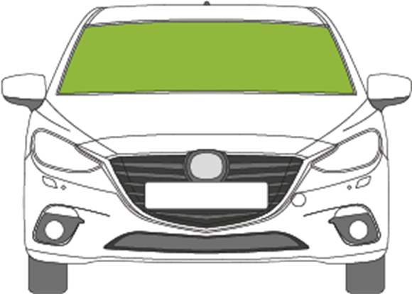 Afbeelding van Voorruit Mazda 3 5 deurs 2013-2016 sensor 1x camera