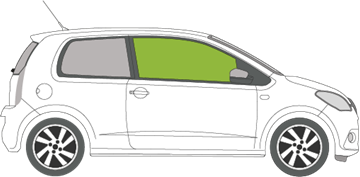 Afbeelding van Zijruit rechts Seat Mii 3 deurs