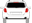 Afbeelding van Achterruit Renault Laguna break (UITSTELBARE DONKERE RUIT)