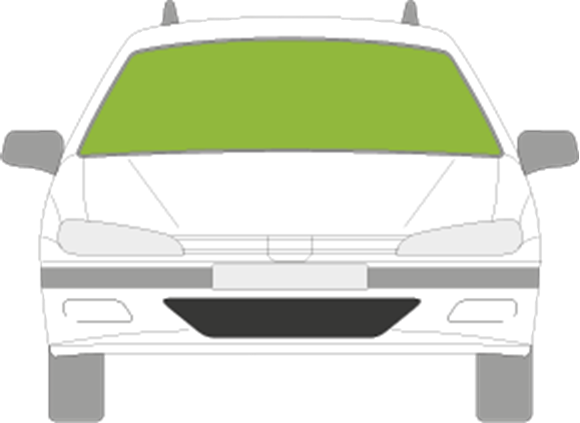 Afbeelding van Voorruit Peugeot 406 sedan sensor 1995-2001