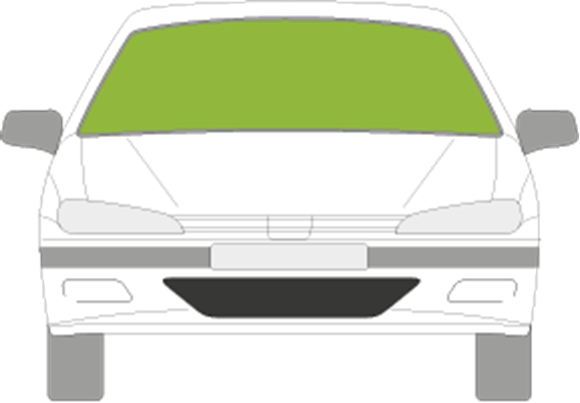 Afbeelding van Voorruit Peugeot 406 sedan sensor 1995-2001