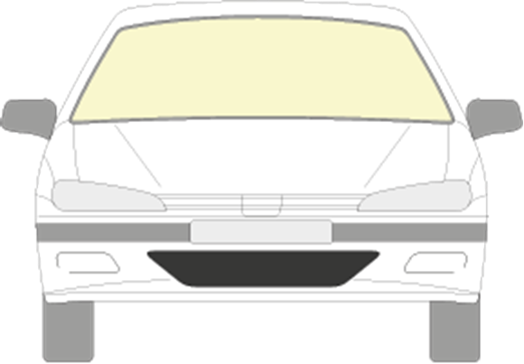 Afbeelding van Voorruit Peugeot 406 sedan sensor 2001-2004