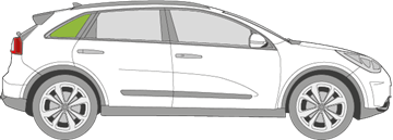 Afbeelding van Zijruit rechts Kia Niro 