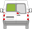 Afbeelding van Achterruit links Nissan NV400 met ontdooiing