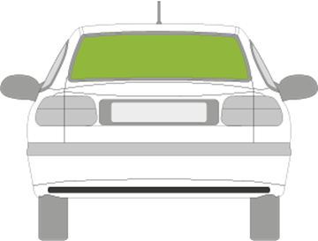 Afbeelding van Achterruit Renault Laguna 5 deurs