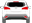 Afbeelding van Achterruit Ford Focus break (DONKERE RUIT)