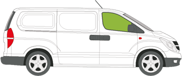 Afbeelding van Zijruit rechts Hyundai H1 