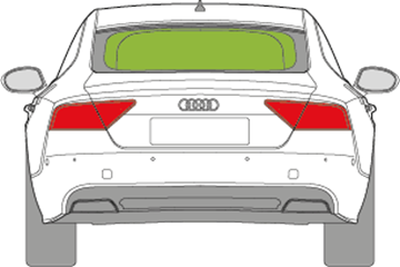 Afbeelding van Achterruit Audi A7 