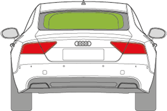 Afbeelding van Achterruit Audi A7 