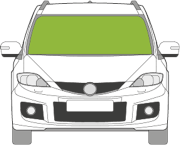 Afbeelding van Voorruit Mazda 5 2005-2010 sensor