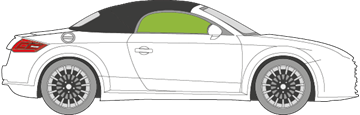 Afbeelding van Zijruit rechts Audi TT Cabrio