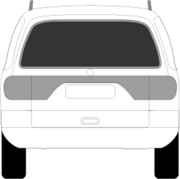 Afbeelding van Achterruit Seat Alhambra remlicht (DONKERE RUIT) (1995-2000)