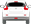 Afbeelding van Achterruit Nissan Juke (DONKERE RUIT)