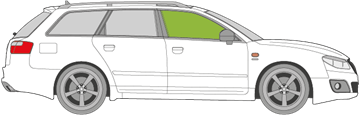 Afbeelding van Zijruit rechts Seat Exeo break