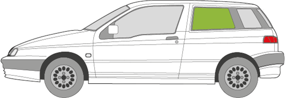 Afbeelding van Zijruit links Alfa Romeo 145