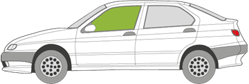 Afbeelding van Zijruit links Alfa Romeo 146