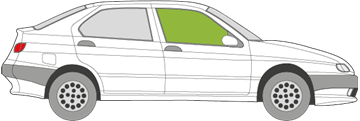 Afbeelding van Zijruit rechts Alfa Romeo 146