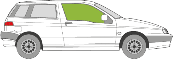 Afbeelding van Zijruit rechts Alfa Romeo 145