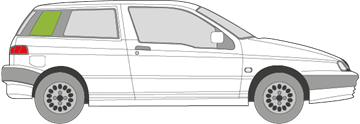 Afbeelding van Zijruit rechts Alfa Romeo 145