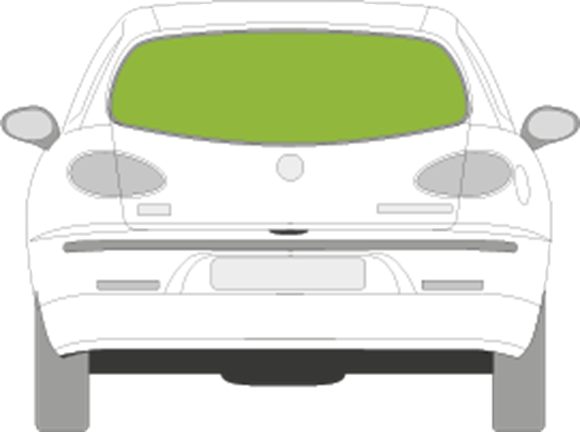 Afbeelding van Achterruit Alfa Romeo 147 3 deurs 2000-2004