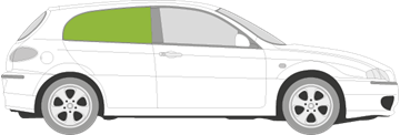 Afbeelding van Zijruit rechts Alfa Romeo 147 5 deurs