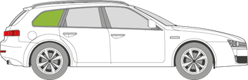 Afbeelding van Zijruit rechts Alfa Romeo 159 break