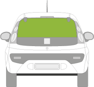 Afbeelding van Achterruit Peugeot 107 3 deurs