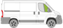 Afbeelding van Zijruit rechts Peugeot Boxer